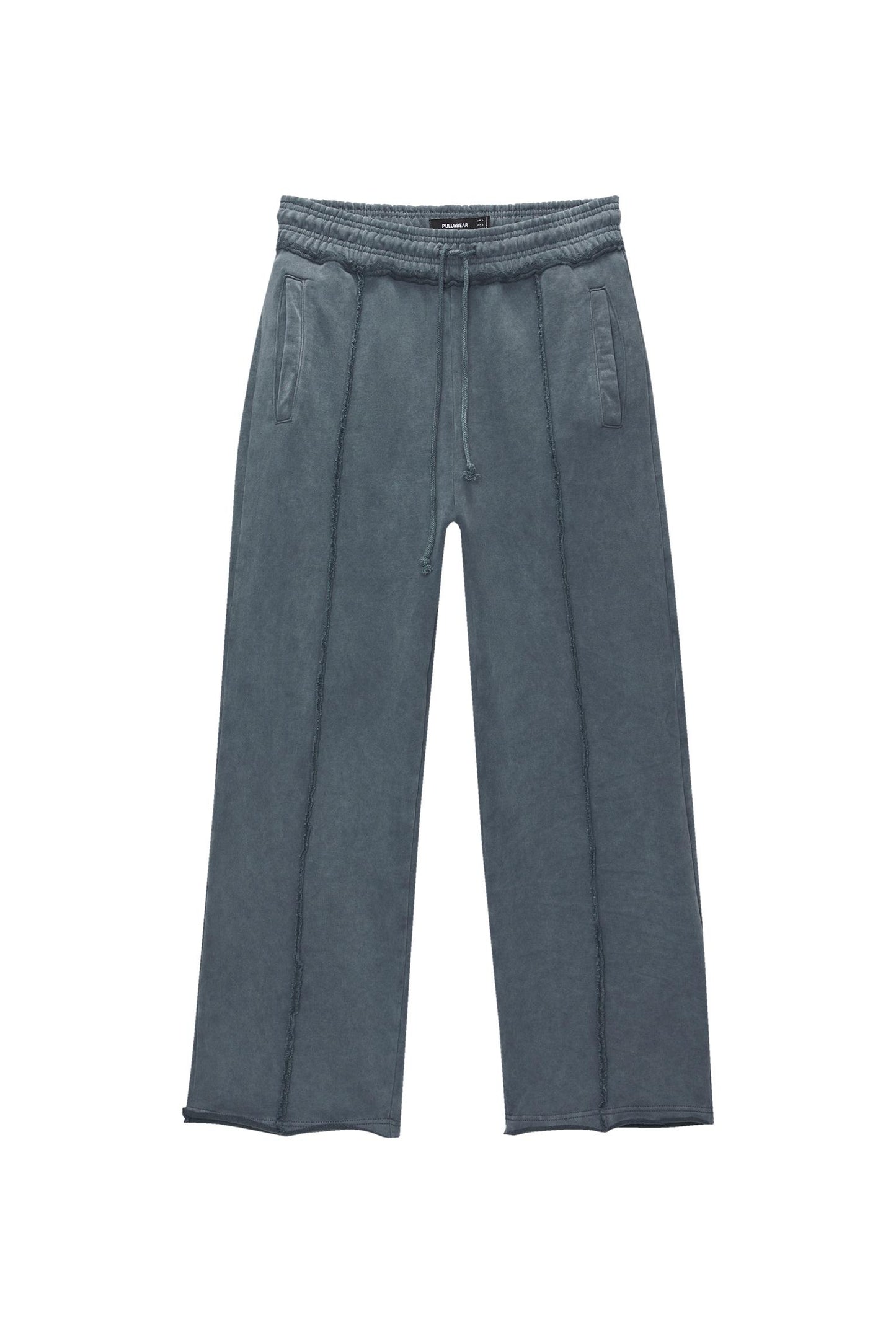 P&B Wide-leg trousers with seam detail (black)