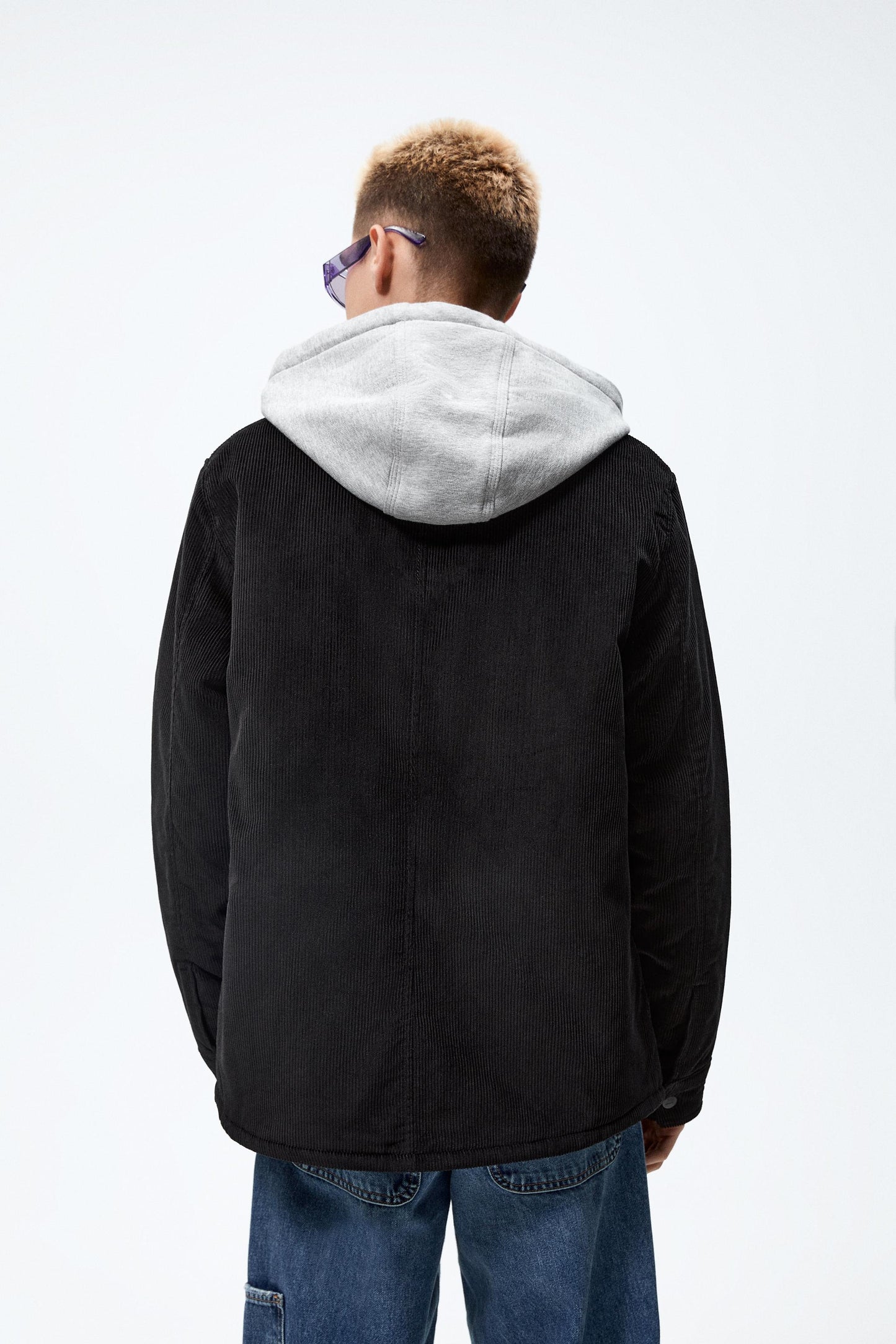 CORDUROY OVERSHIRT WITH MATCHING DETAIL