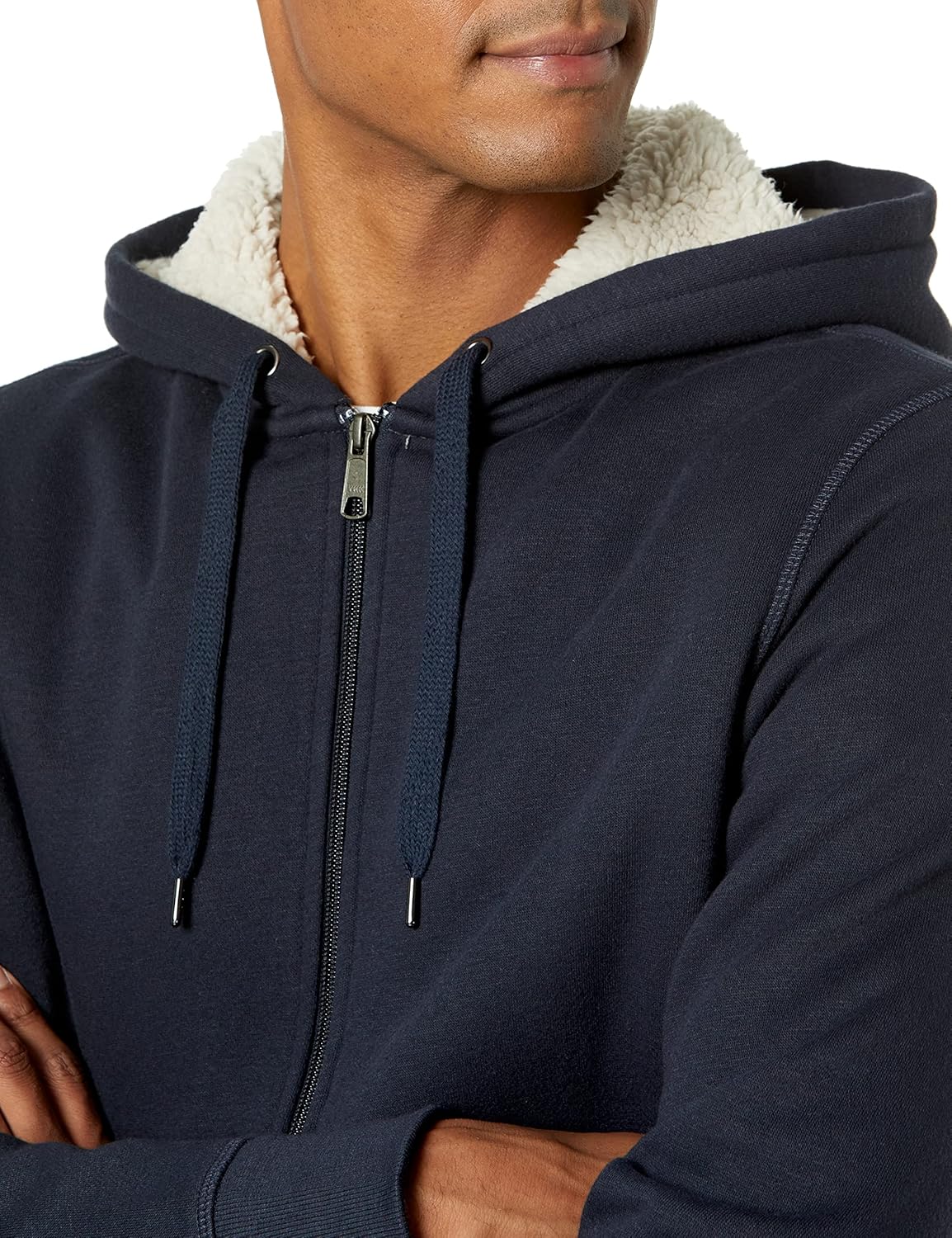 Amazon Essentials Mens Sherpa Lined Full Zip Hoodie