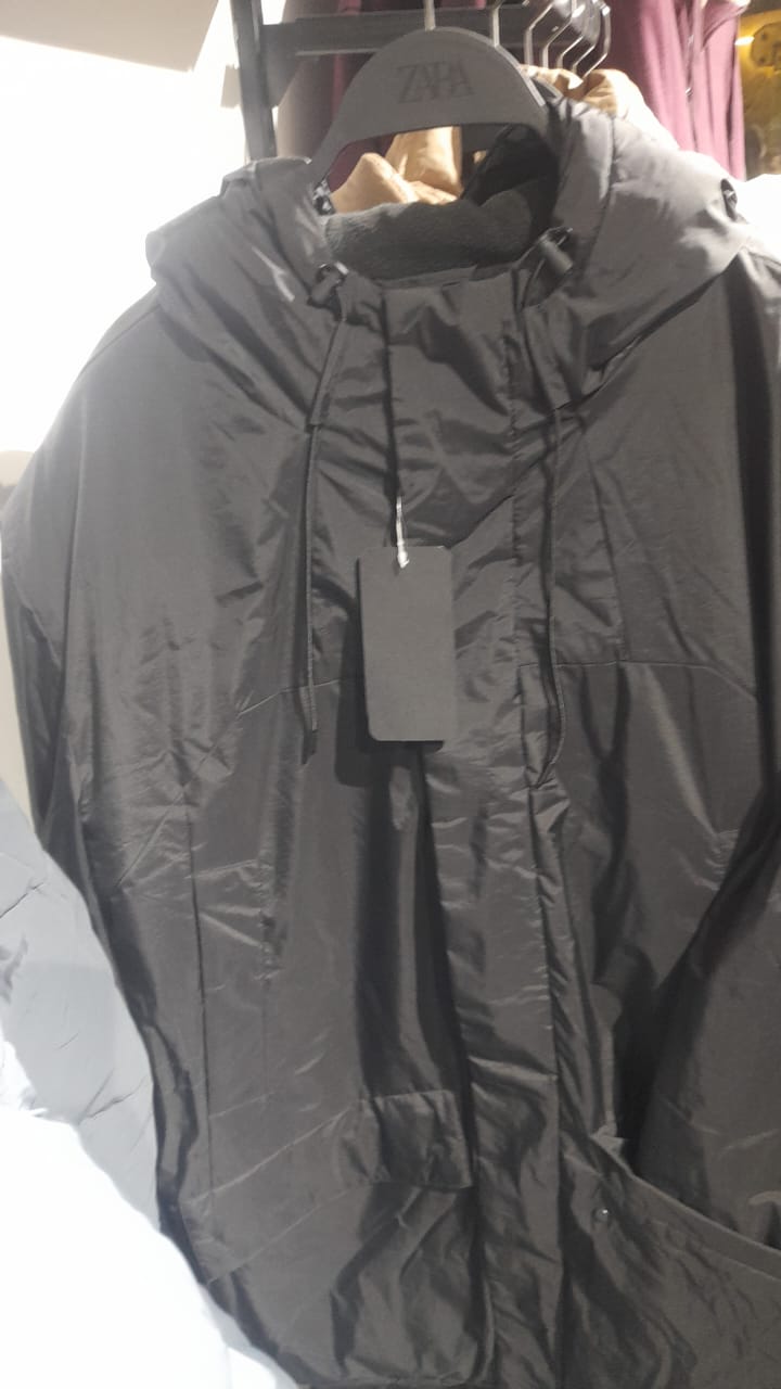 Defacto men long puffer black