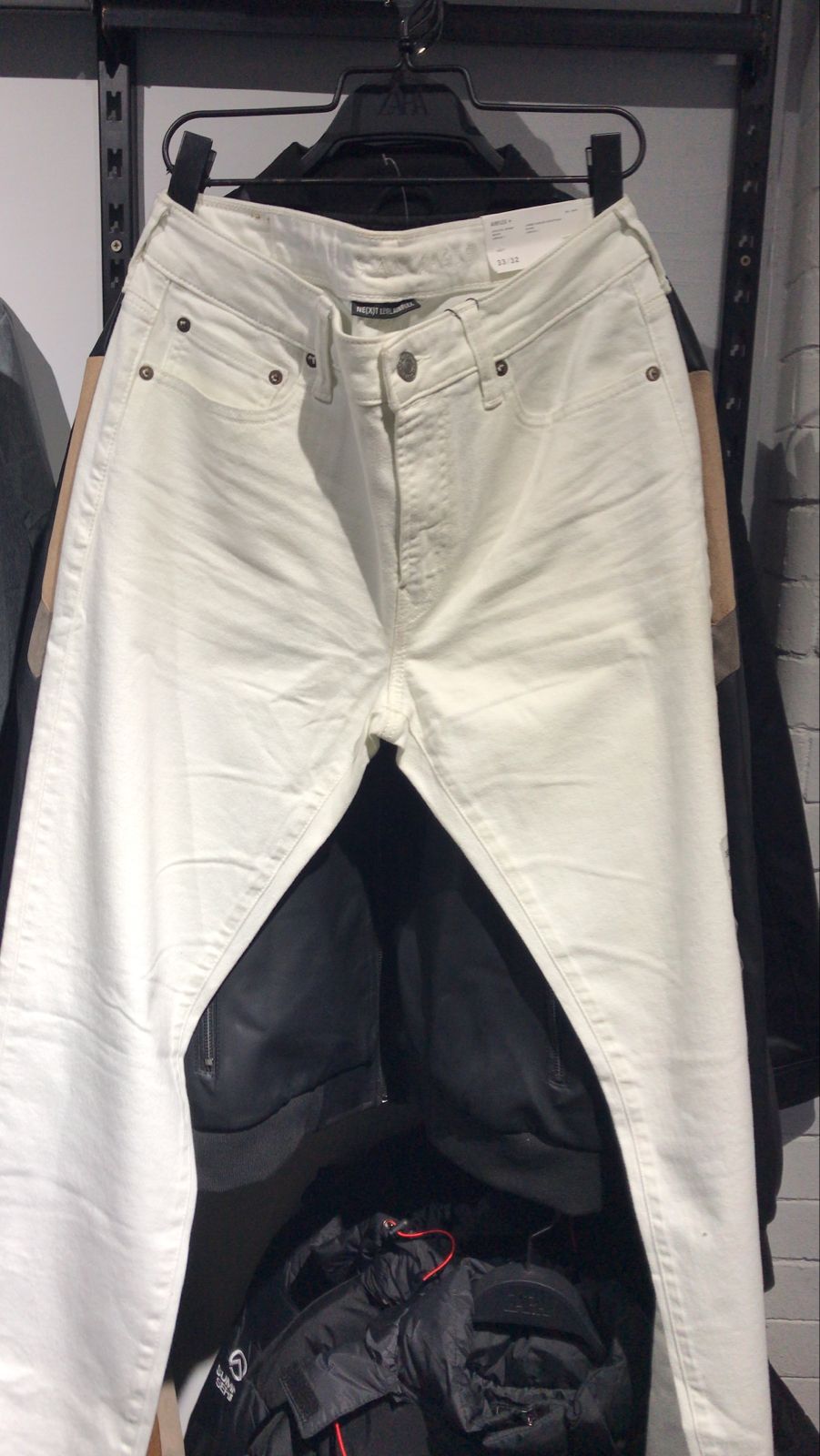 Jeans H&M white