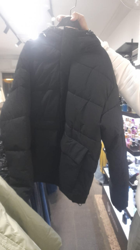 Black paffer jacket defacto