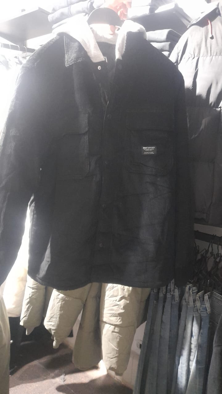 CORDUROY OVERSHIRT WITH MATCHING DETAIL