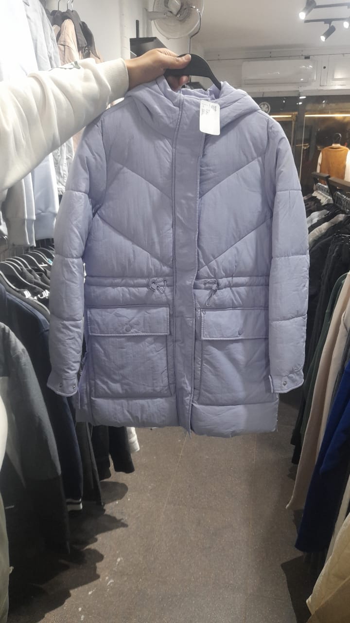Waterproof Regular Fit Hooded Long Puffer Jacket