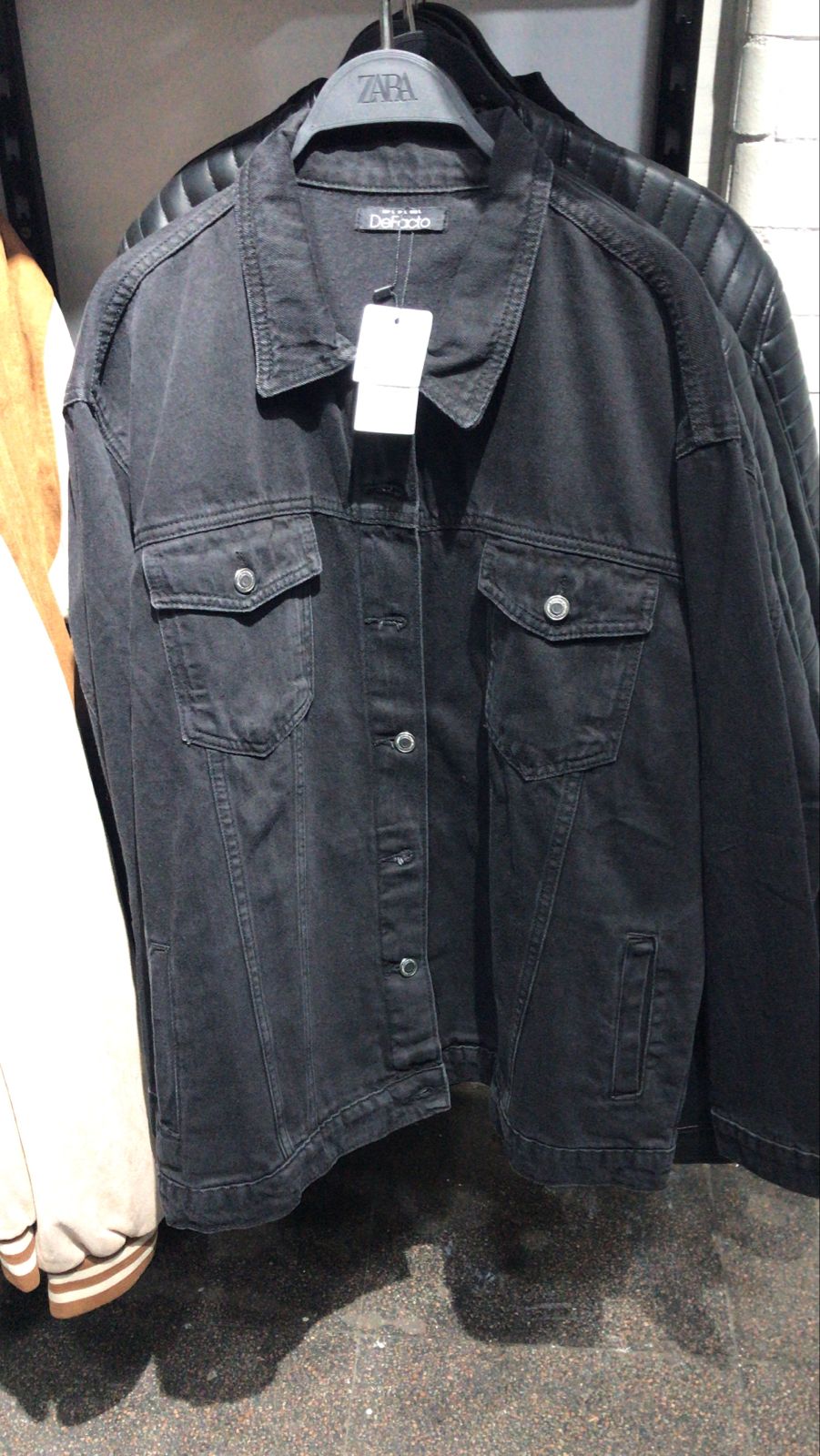 jacket jeans  black