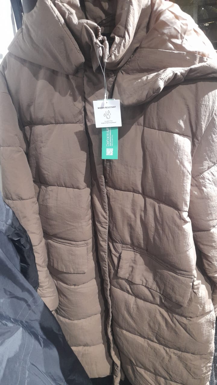 Defacto wonem long puffer jacket brown