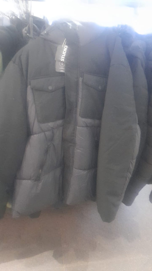 Defacto jacket black model 3