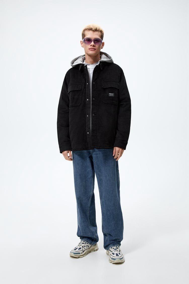 CORDUROY OVERSHIRT WITH MATCHING DETAIL