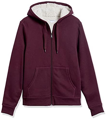 Amazon Essentials Mens Sherpa Lined Full Zip Hoodie
