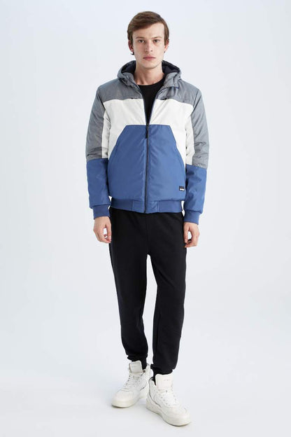 Waterproof Slim Fit Block Lined Jacket