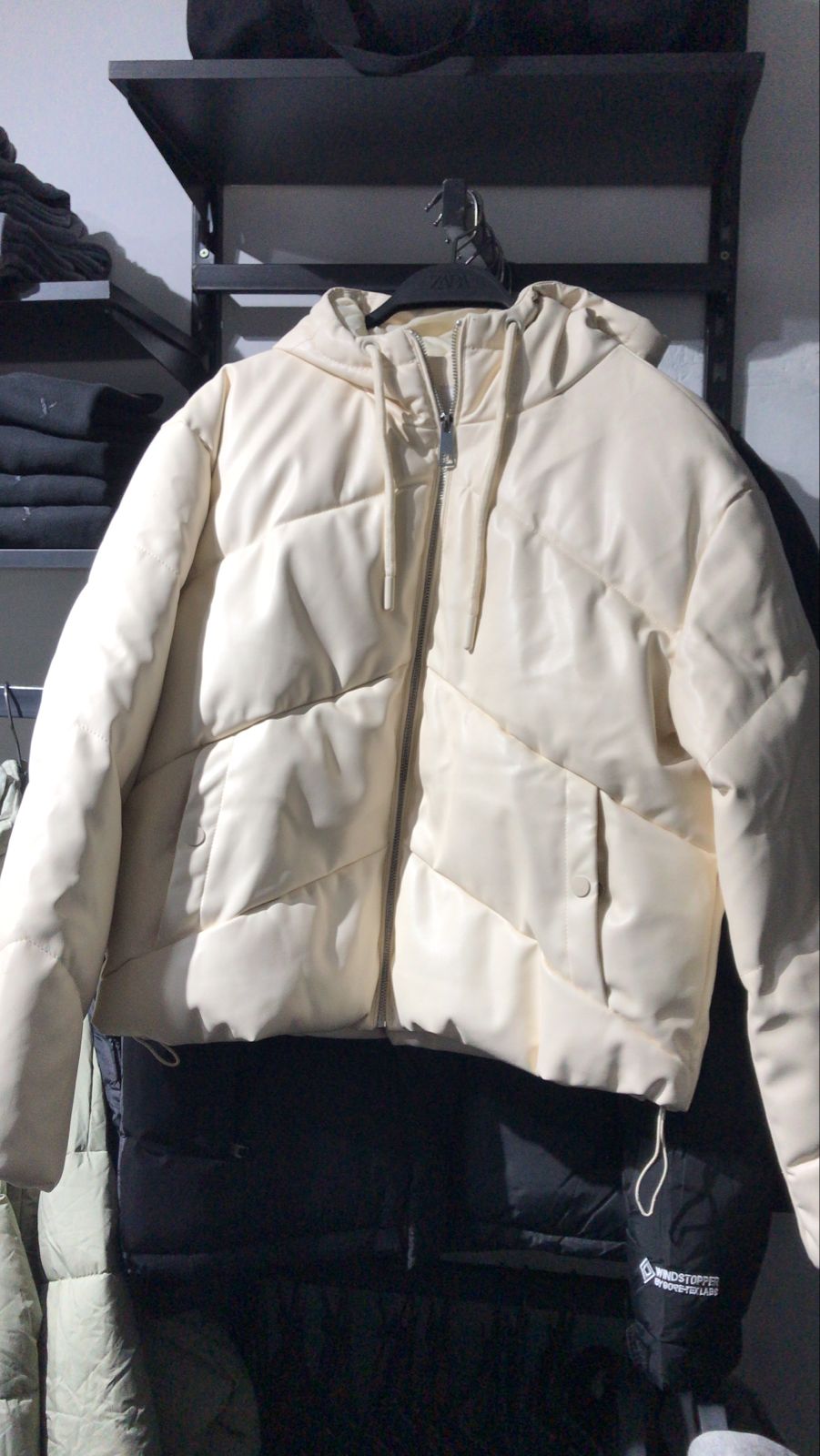 Defacto pege lather jacket